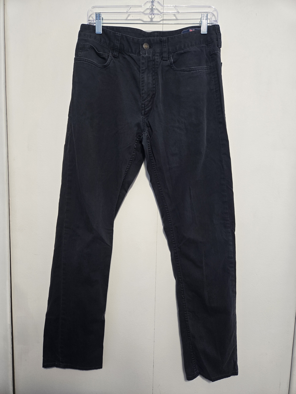 Vineyard Vines Men's Dark Charcoal Gray Straight Leg‎ Stretch Pants 30x32